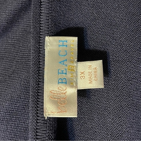 Belle Beach by Kim Gravel Sealife Sweater 3x - Picture 6 of 7